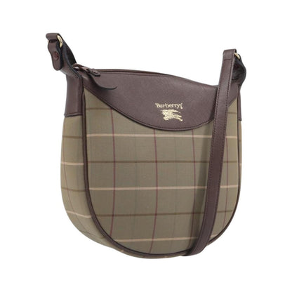 Burberry Nova Check Shoulder Bag Canvas, Brown, Canvas, Shoulder Bag