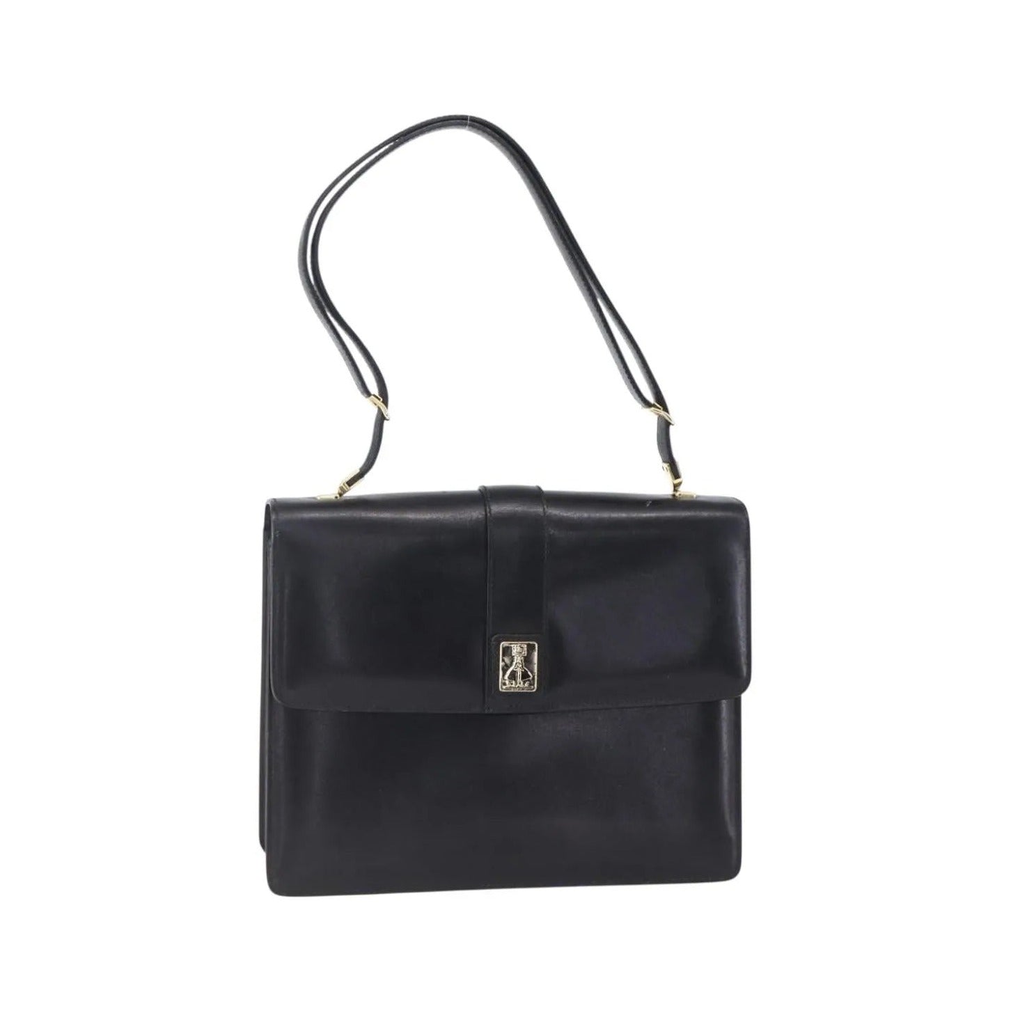 Burberry Nova Check Shoulder Bag Leather, Black, Leather, Shoulder Bag