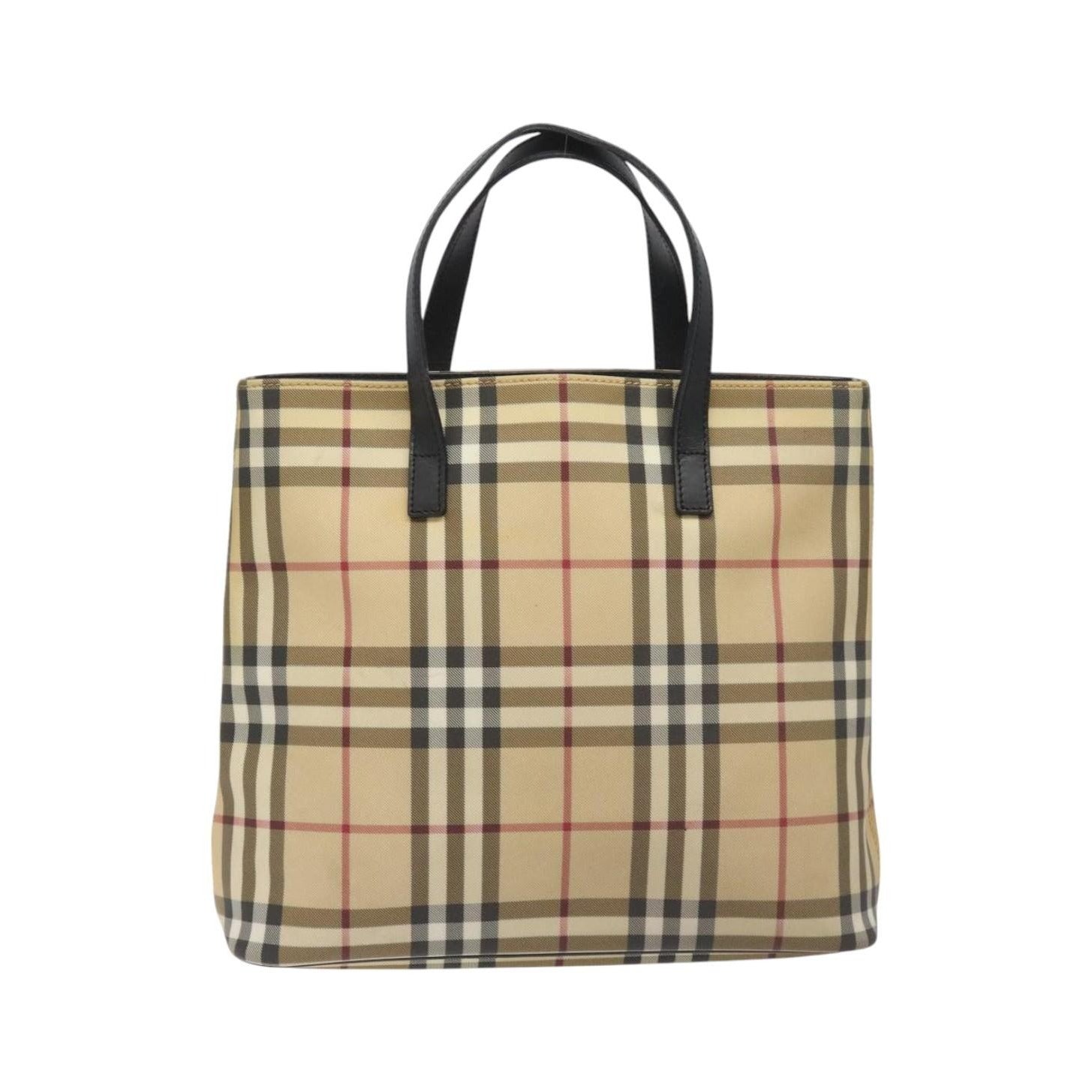 Burberry Nova Check Tote canvas check pattern, Beige, Canvas, Tote Bag