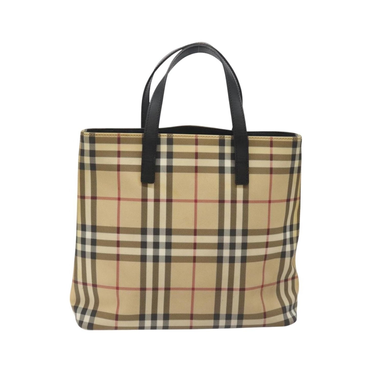 Burberry Nova Check Tote canvas check pattern, Beige, Canvas, Tote Bag
