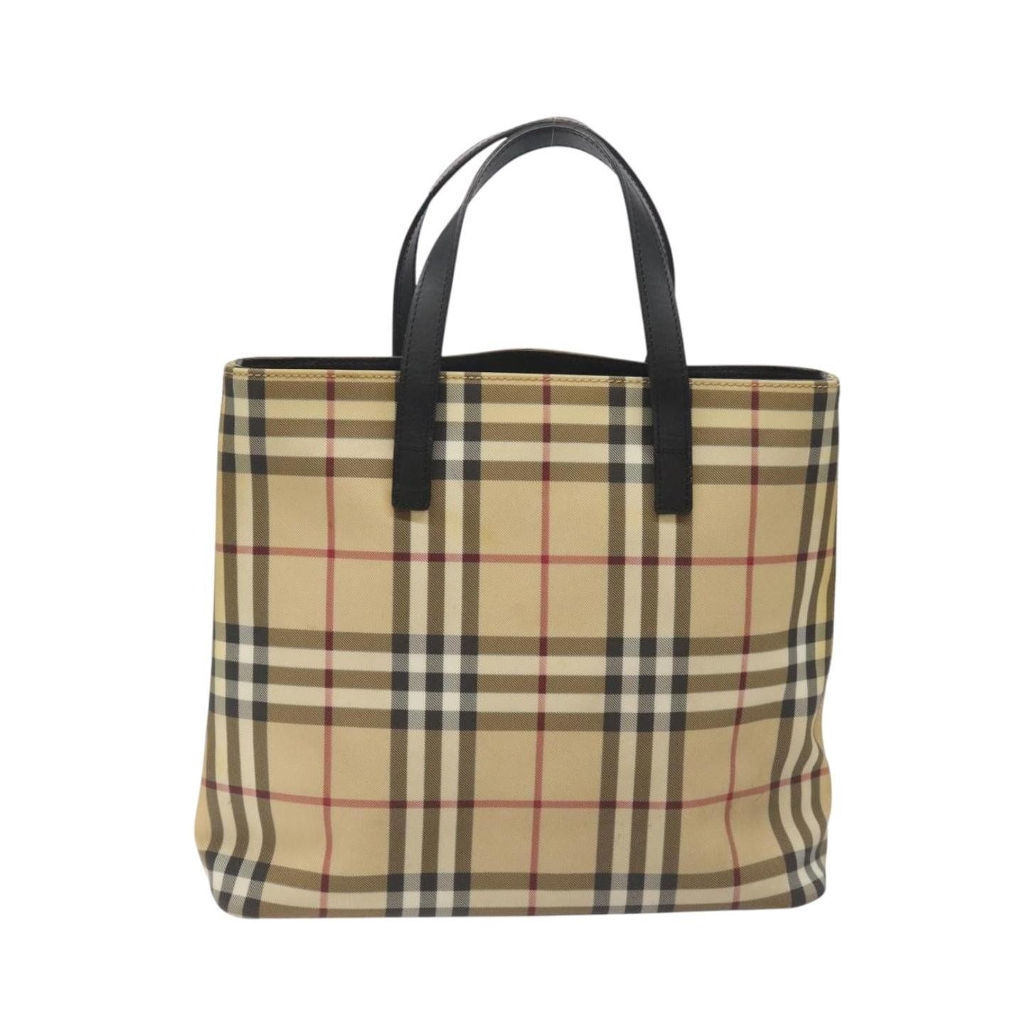 Burberry Nova Check Tote canvas check pattern, Beige, Canvas, Tote Bag