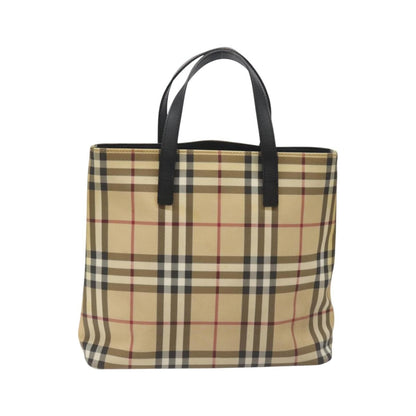 Burberry Nova Check Tote canvas check pattern, Beige, Canvas, Tote Bag