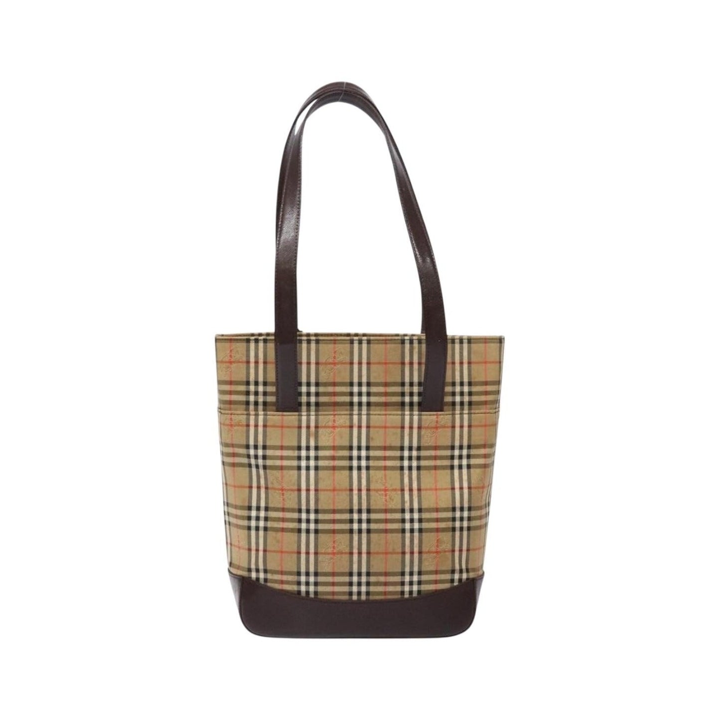 Burberry Nova Check Tote canvas check pattern, Beige, Canvas, Tote bag