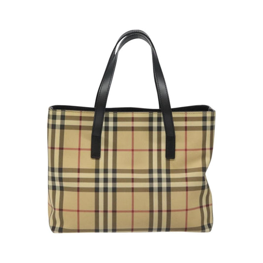 Burberry Nova Check Tote canvas check pattern, Beige, Canvas, Tote Bag