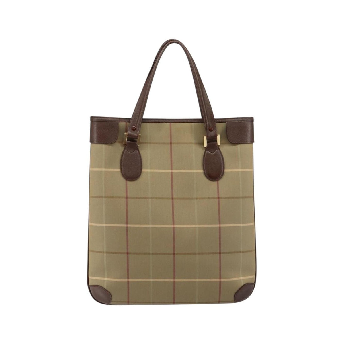 Burberry Nova Check Tote canvas check pattern, Beige, Canvas, Handbag