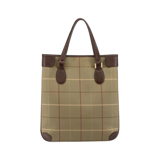Burberry Nova Check Tote canvas check pattern, Beige, Canvas, Handbag