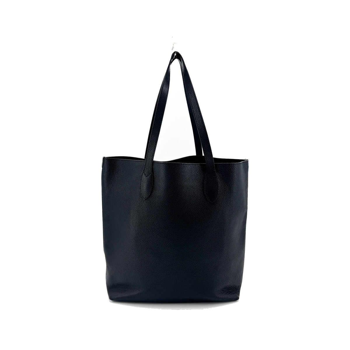 Burberry Remington Embossed Leather, Black, Leather, Tote Bag