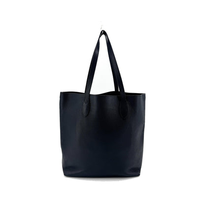 Burberry Remington Embossed Leather, Black, Leather, Tote Bag
