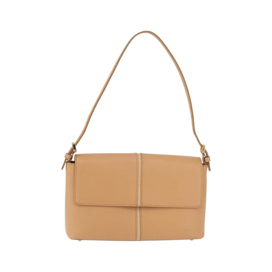 Burberry Shoulder Bag Leather, Beige, Leather, Shoulder Bag