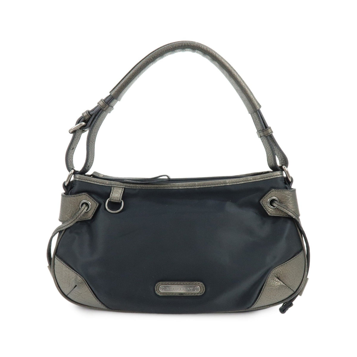 Burberry Shoulder Bag Leather, Black, Nylon, Shoulder Bag