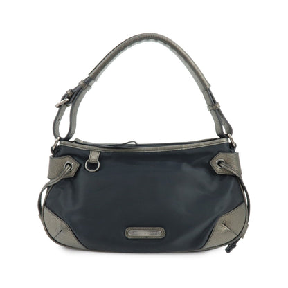 Burberry Shoulder Bag Leather, Black, Nylon, Shoulder Bag