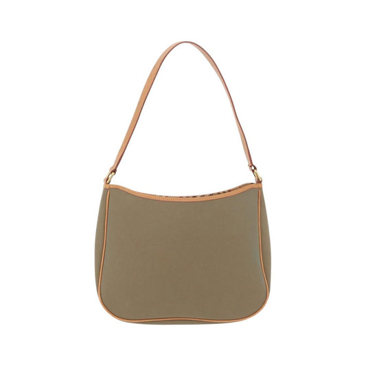 Burberry Shoulder Bag Nova Check Coated Canvas, Khaki, Canvas, Shoulder Bag