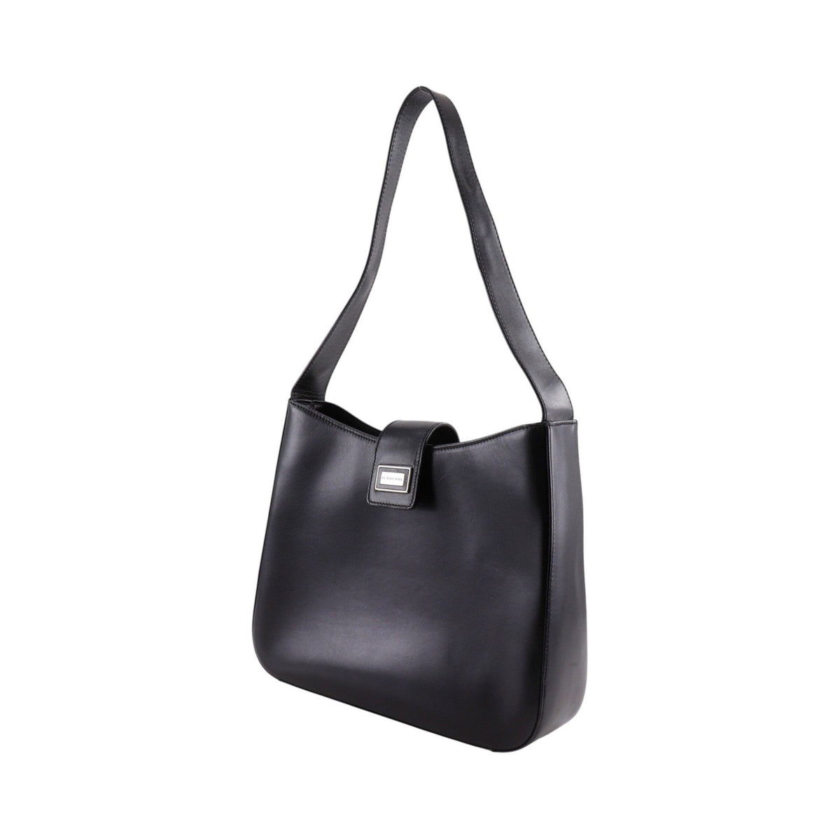 Burberry Shoulder Leather, Black, Leather, Shoulder Bag