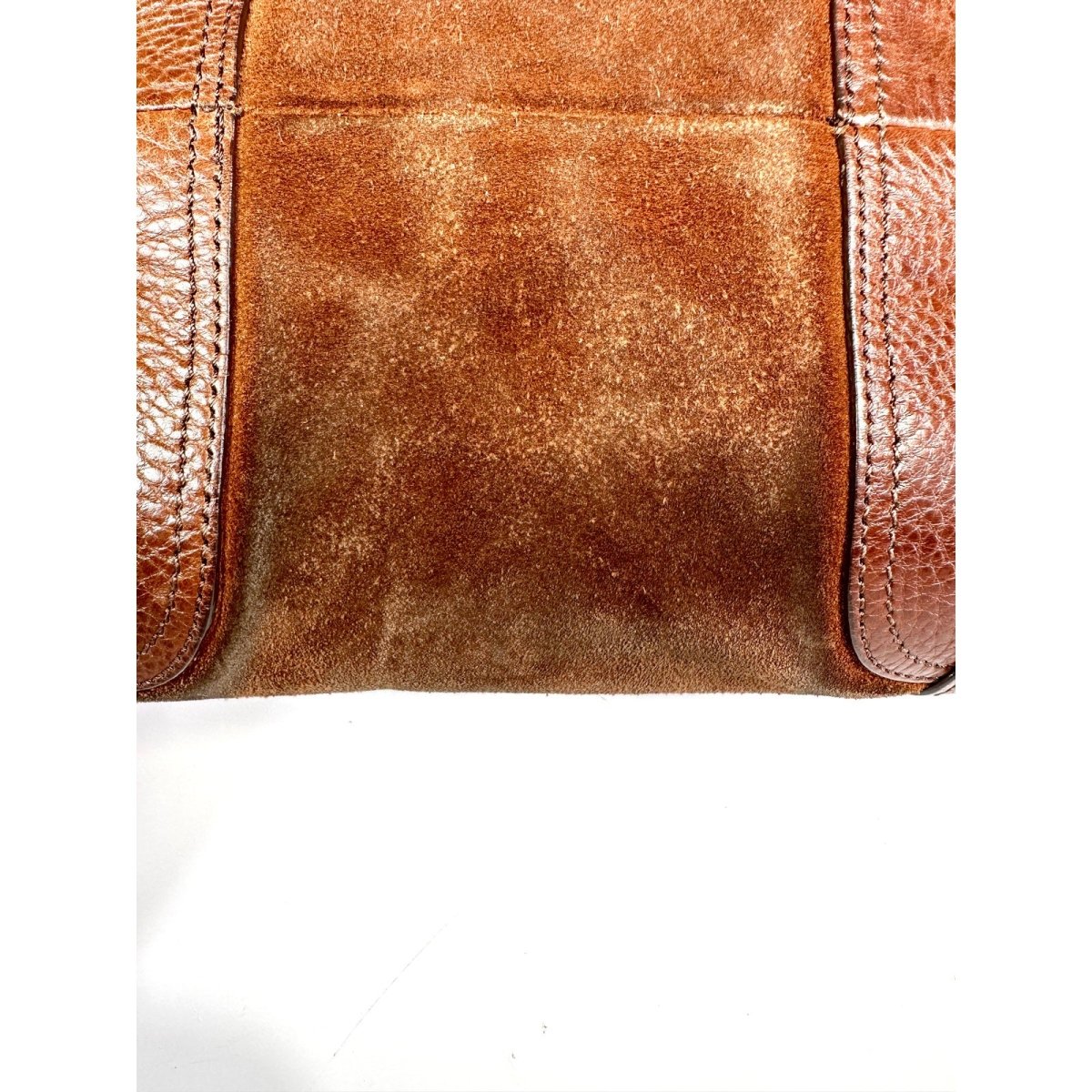 BURBERRY Suede Leather Drawstring Hobo - Brandsamsara