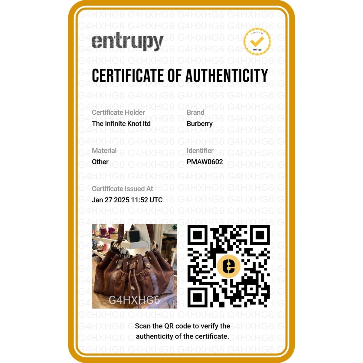 BURBERRY Suede Leather Drawstring Hobo - Brandsamsara