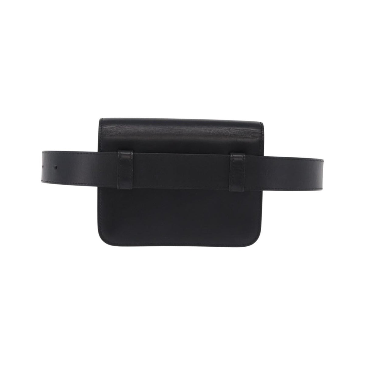 Burberry TB Belt Leather, Black, Leather, Clutch
