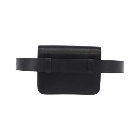 Burberry TB Belt Leather, Black, Leather, Clutch