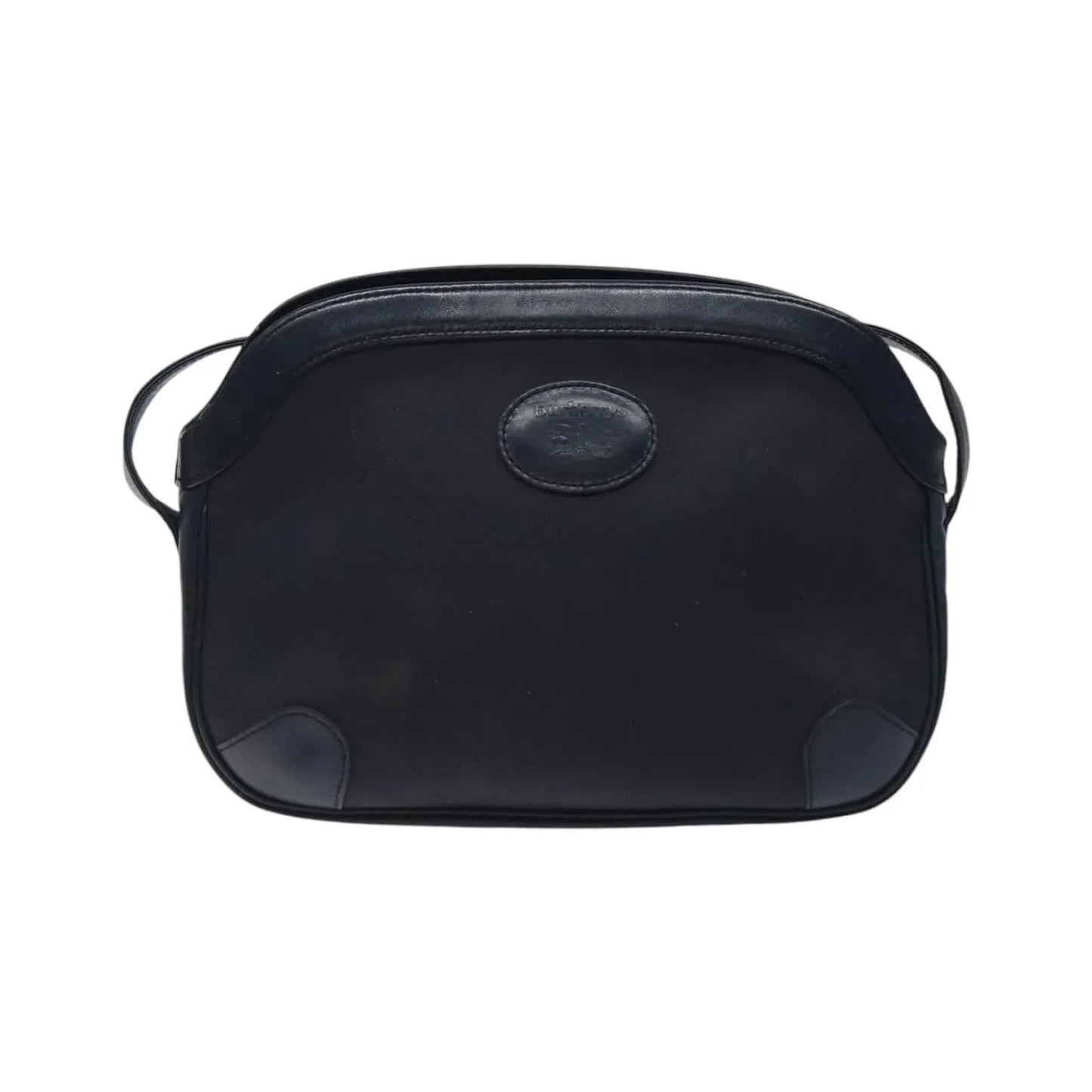 Burberry Vintage Canvas, Navy, Canvas, Shoulder Bag
