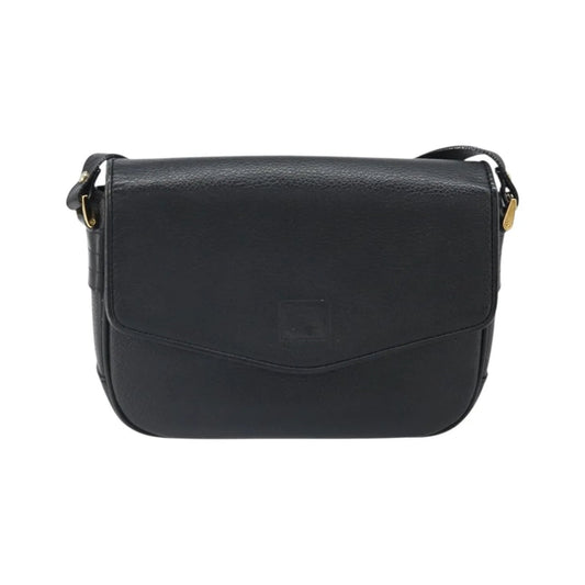 Burberry Vintage Leather, Black, Leather, Shoulder Bag