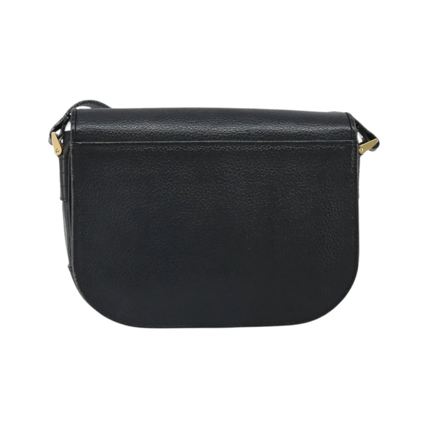 Burberry Vintage Leather, Black, Leather, Shoulder Bag