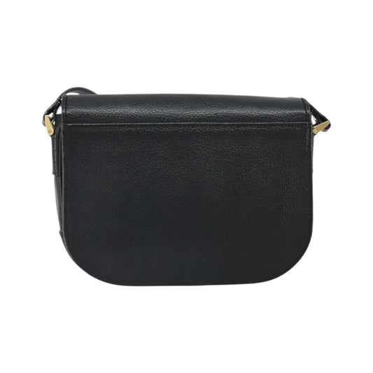 Burberry Vintage Leather, Black, Leather, Shoulder Bag