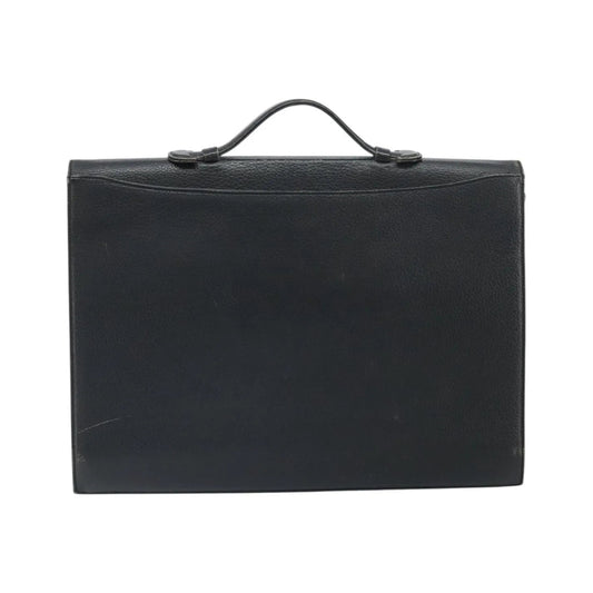 Burberry Vintage Leather, Black, Leather, Briefcase