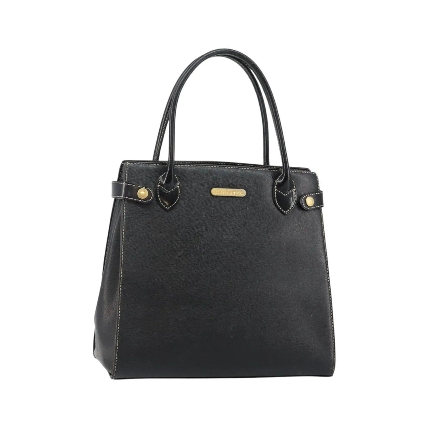Burberry Vintage Leather, Black, Leather, Handbag