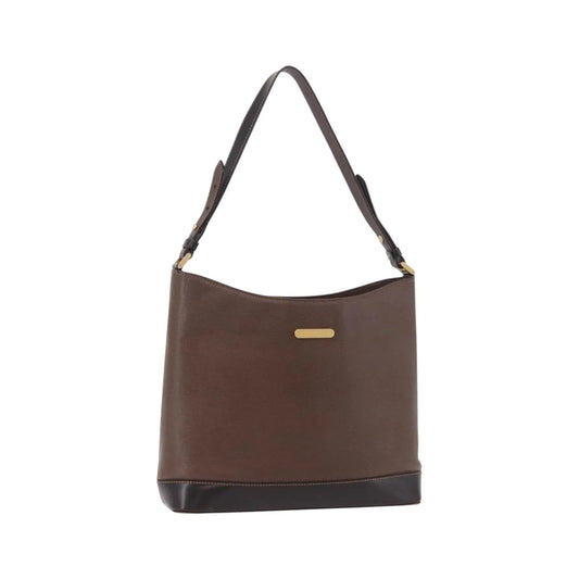 Burberry Vintage Leather, Brown, Leather, Shoulder Bag