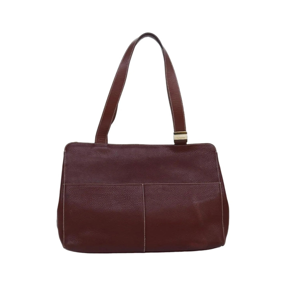 Burberry Vintage Leather, Brown, Leather, Tote Bag
