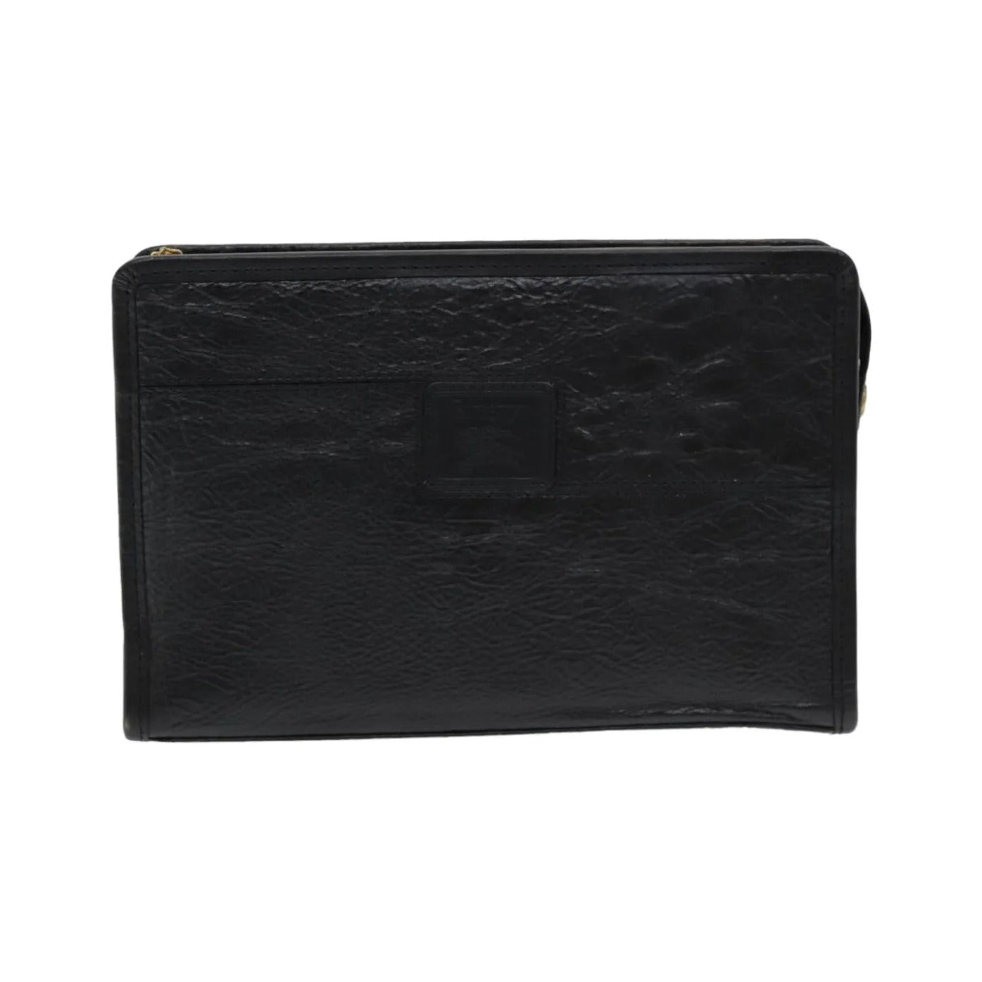 Burberry Vintage Leather, Black, Leather, Clutch