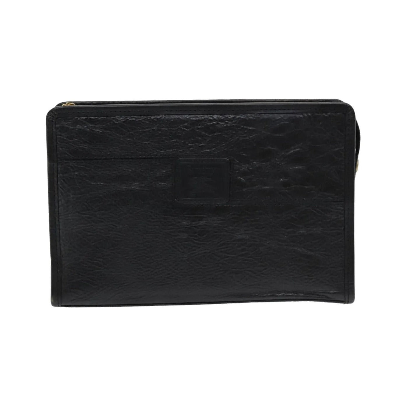 Burberry Vintage Leather, Black, Leather, Clutch