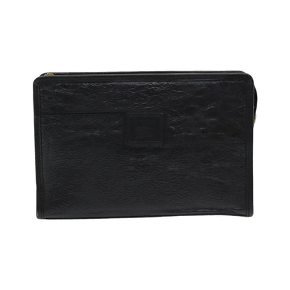Burberry Vintage Leather, Black, Leather, Clutch