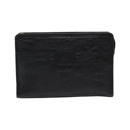 Burberry Vintage Leather, Black, Leather, Clutch