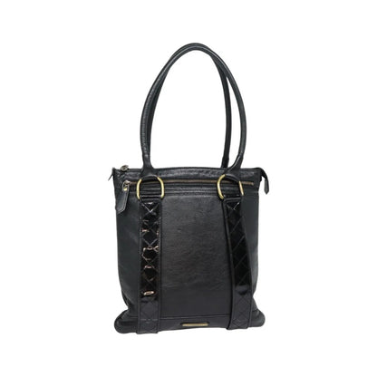 Burberry Vintage Leather, Black, Leather, Shoulder Bag