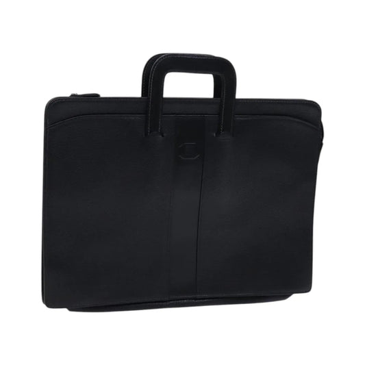 Burberry Vintage Leather, Black, Leather, Briefcase