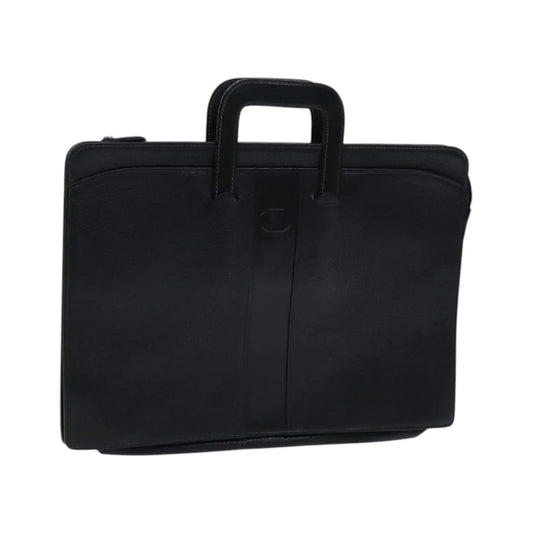 Burberry Vintage Leather, Black, Leather, Briefcase