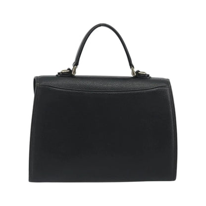 Burberry Vintage Leather, Black, Leather, Handbag