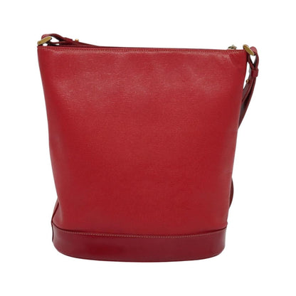 Burberry Vintage Leather, Red, Leather, Shoulder Bag