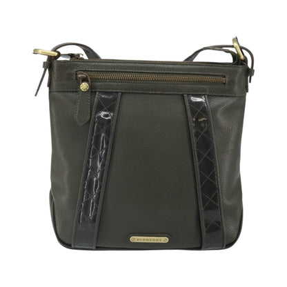 Burberry Vintage Leather, Khaki, Leather, Shoulder Bag
