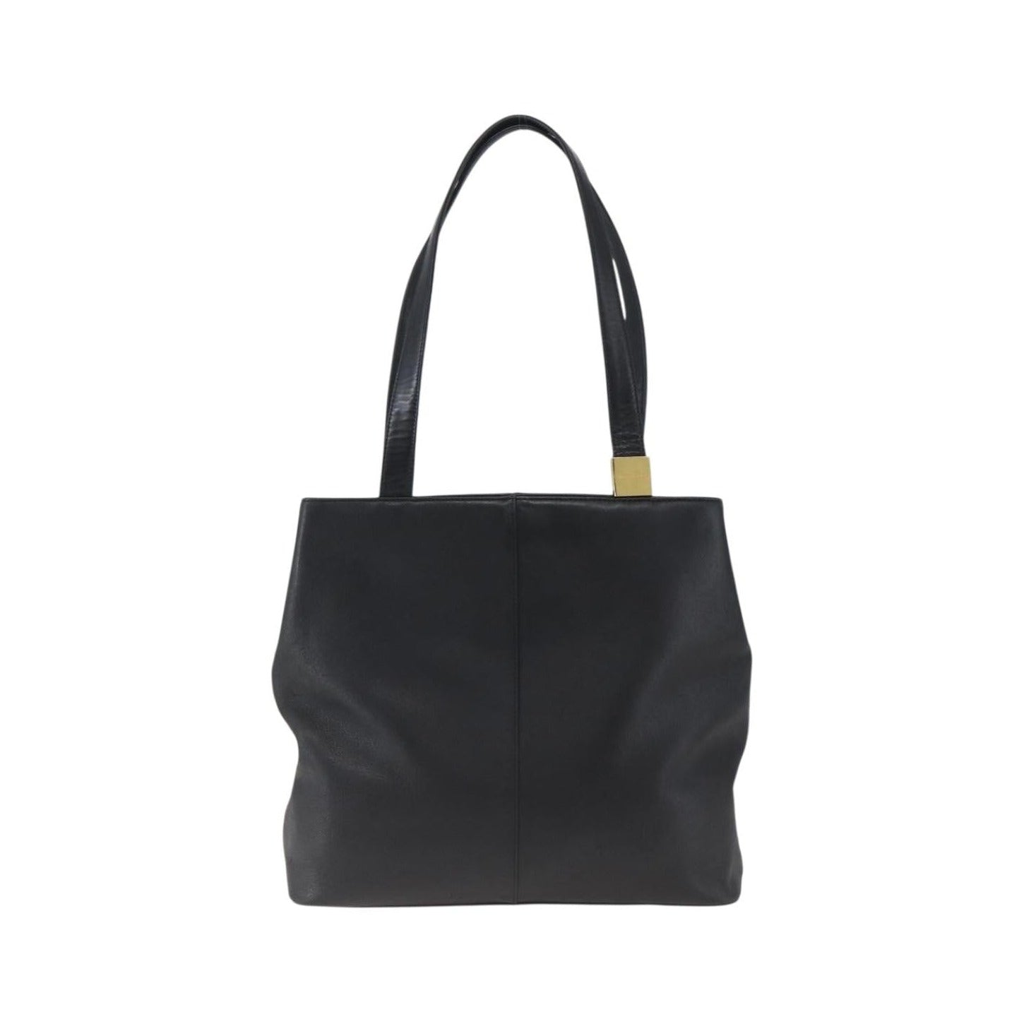 Burberry Vintage Leather, Black, Leather, Tote Bag