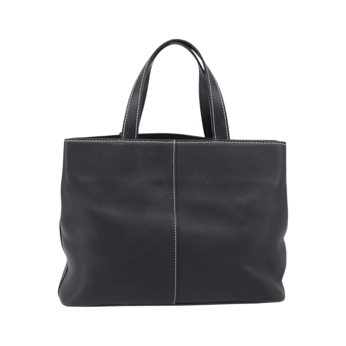 Burberry Vintage Leather, Black, Leather, Tote Bag