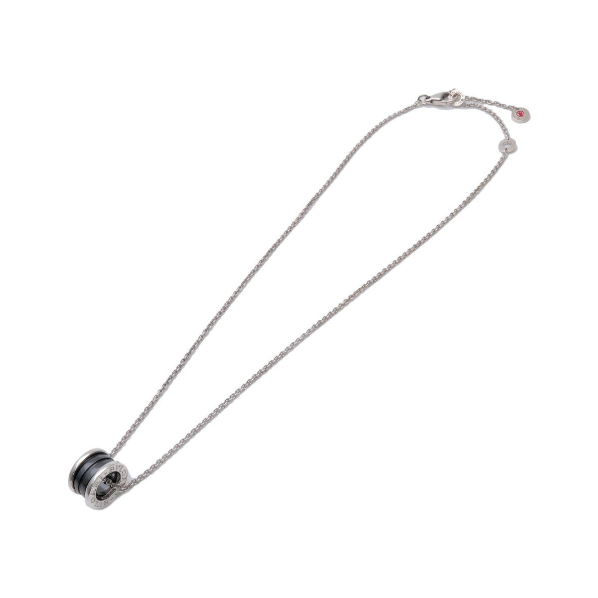 Bvlgari B.Zero1 Save the Children Pendant Sterling Silver with Ceramic, Silver, Sterling Silver, Necklace