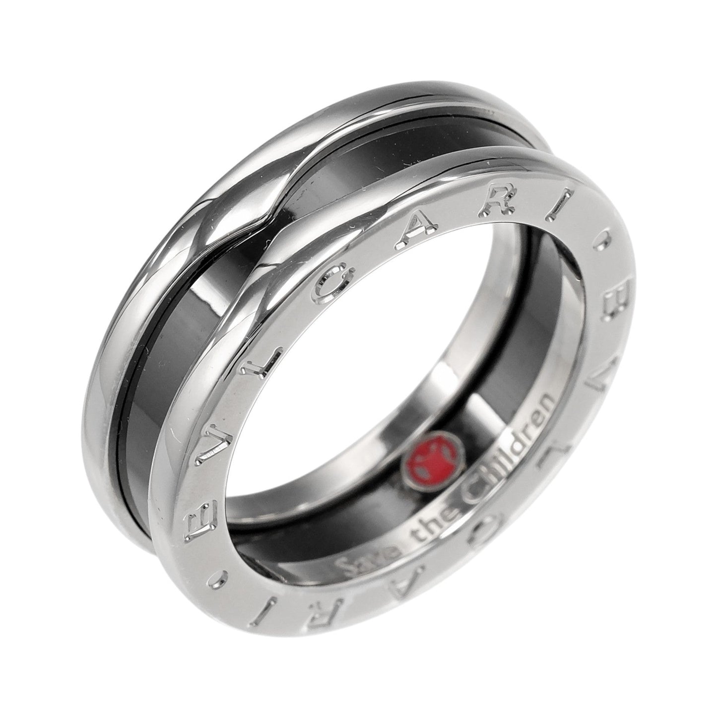 Bvlgari B.Zero1 Save the Children Soft Sterling Silver with Ceramic, Silver, Silver, Bracelet