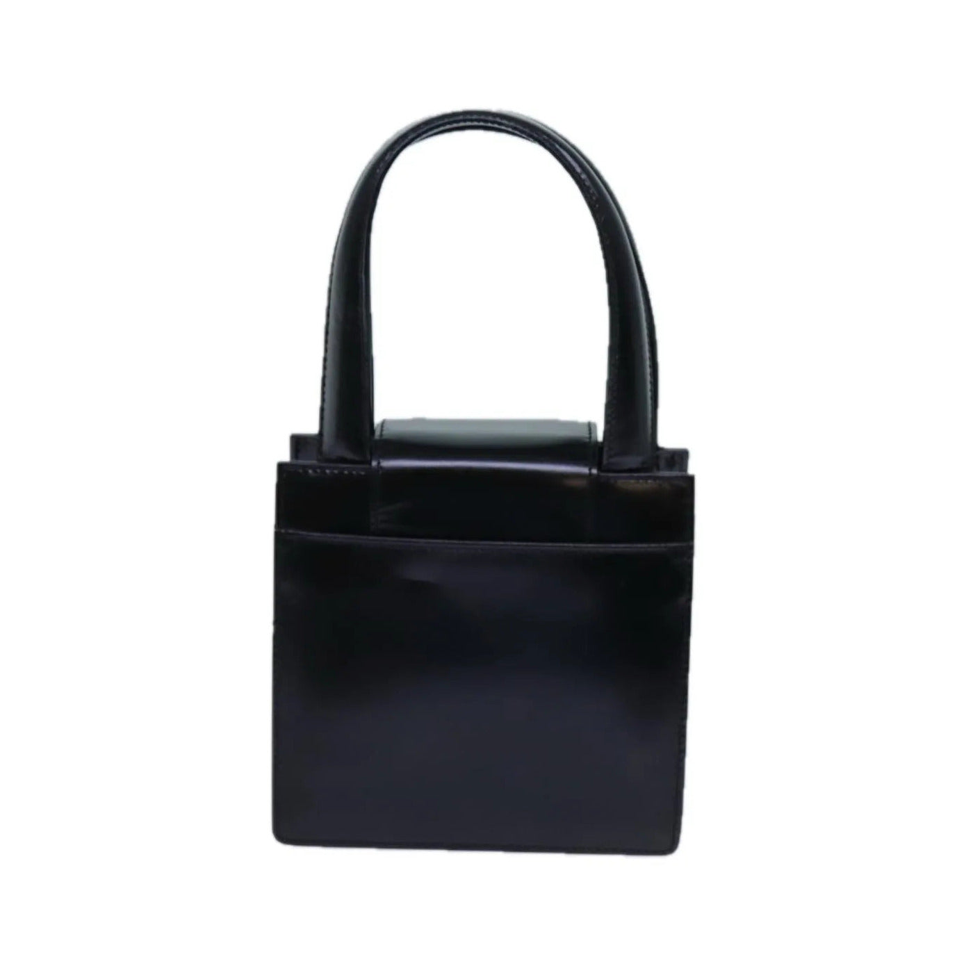 Bvlgari Handbag Leather, Black, Leather, Handbag