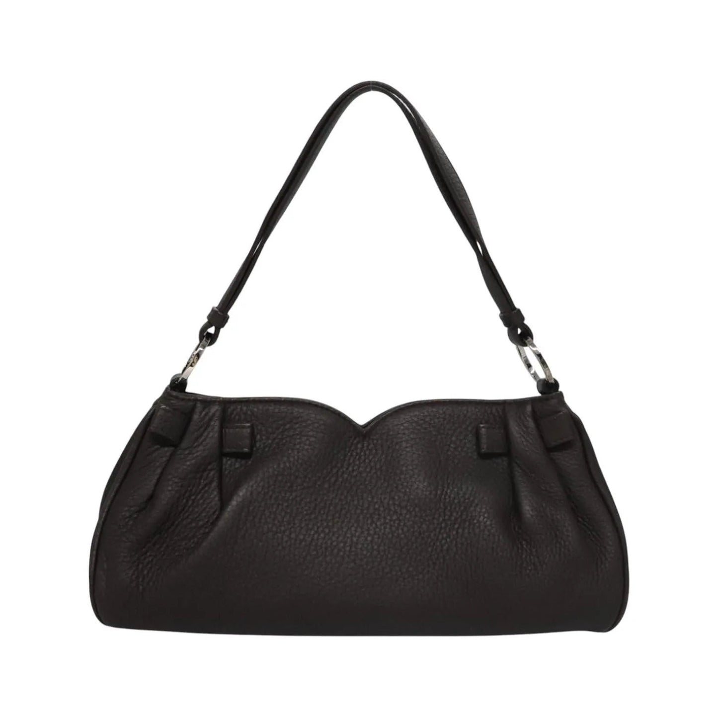 Bvlgari Handbag Leather, Brown, Leather, Handbag