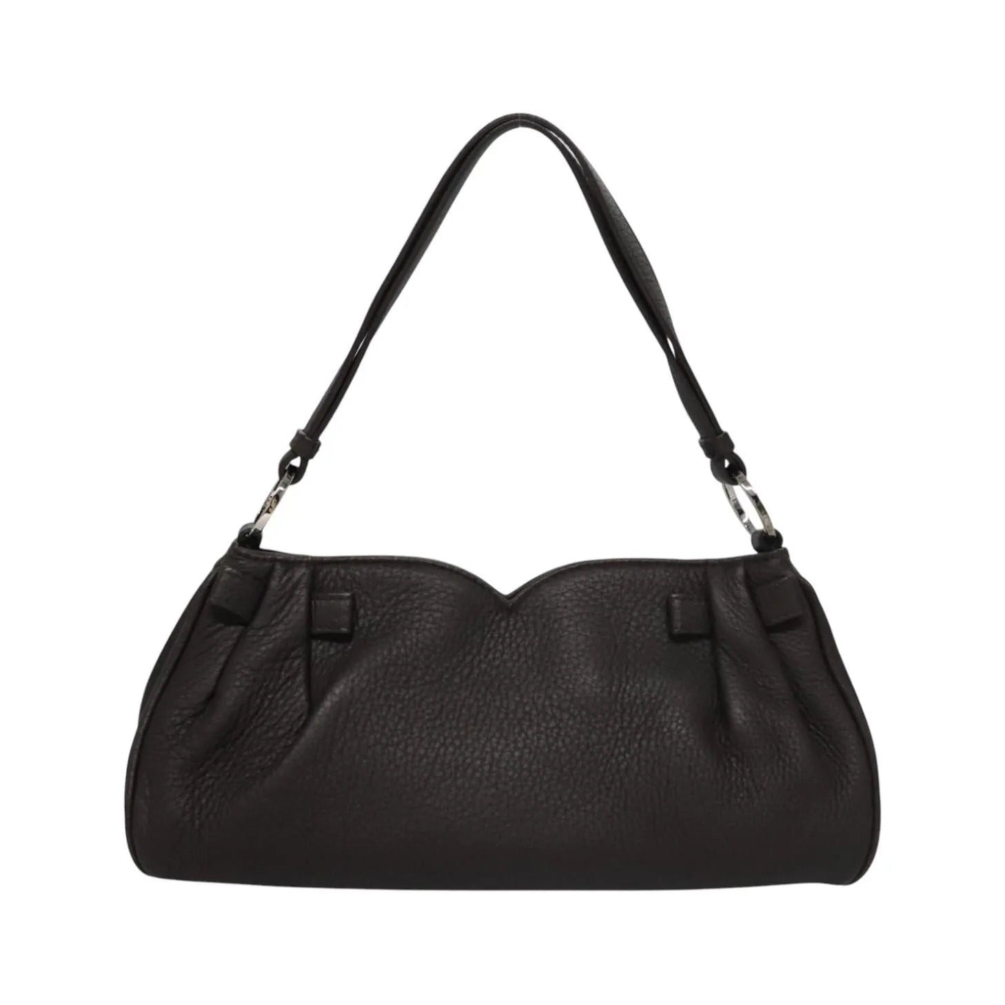 Bvlgari Handbag Leather, Brown, Leather, Handbag