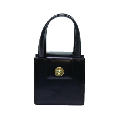 Bvlgari Handbag Leather, Black, Leather, Handbag
