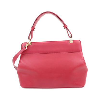 Bvlgari Isabella Rossellini Leather, Pink, Leather, Handbag