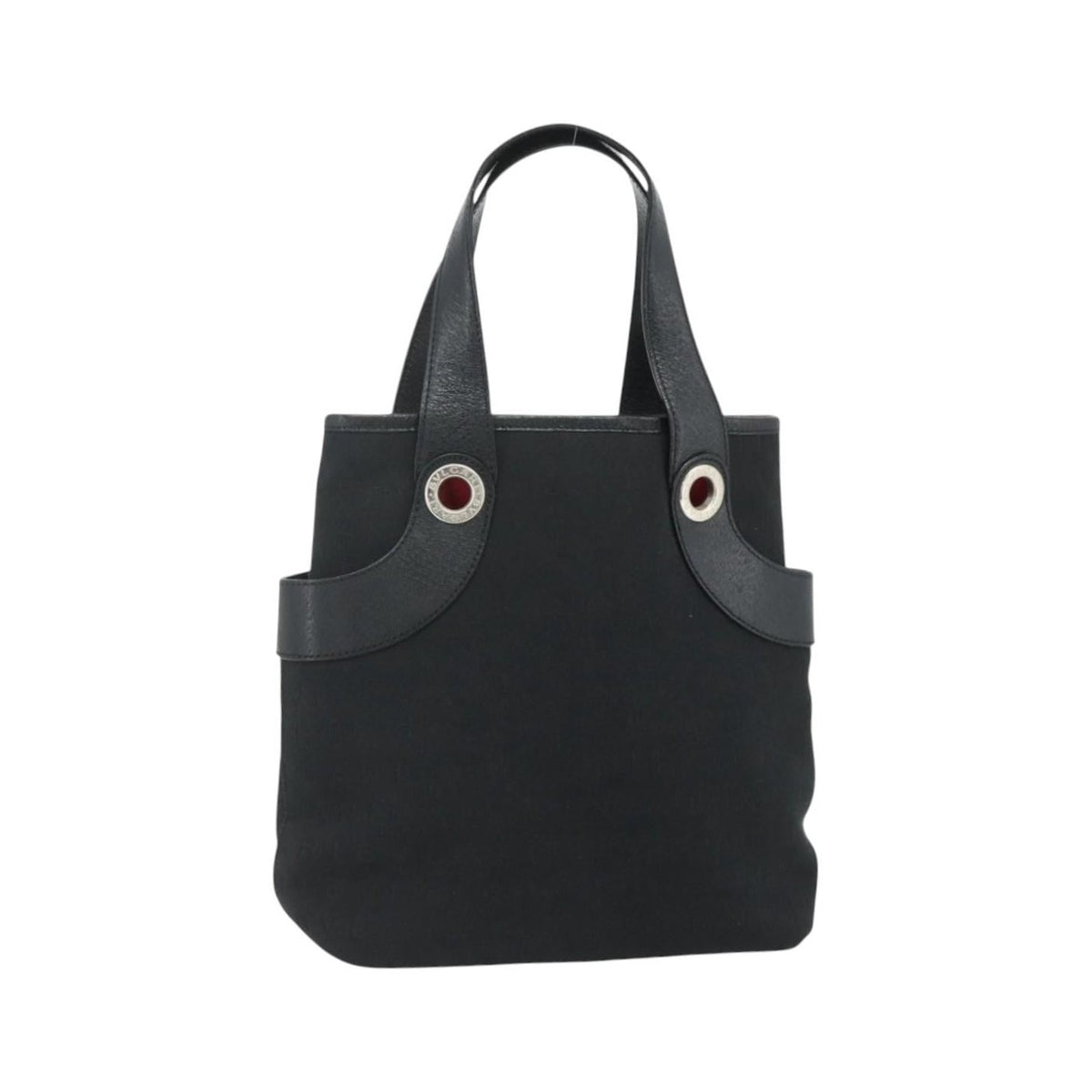 Bvlgari Logomania Canvas, Black, Canvas, Shoulder Bag