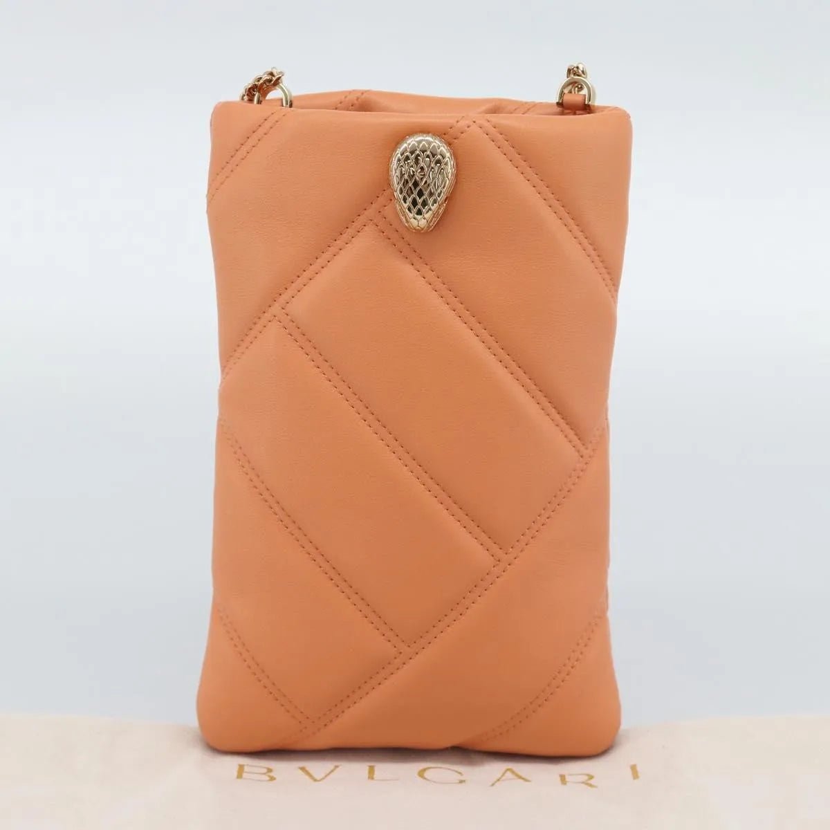 Bvlgari Serpenti Cabochon Phone Holder on Chain - Brandsamsara